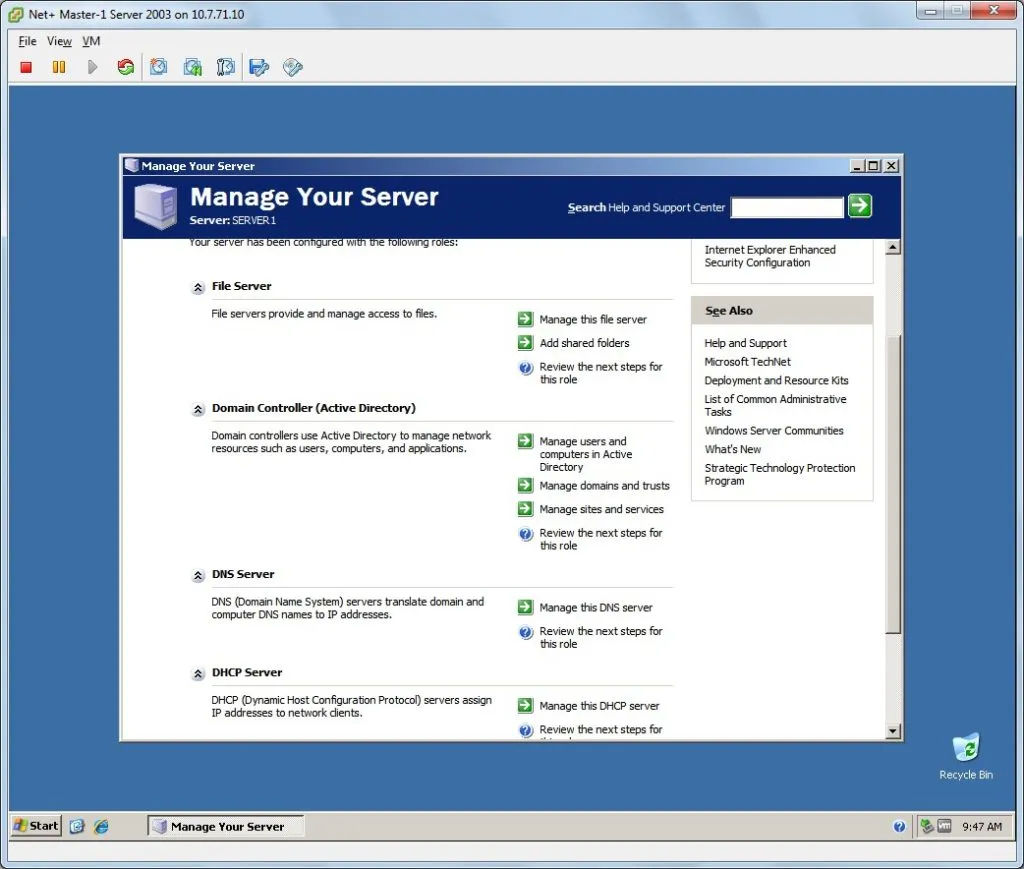 figure 4 vmware esxi hosting windows 2008r2 server