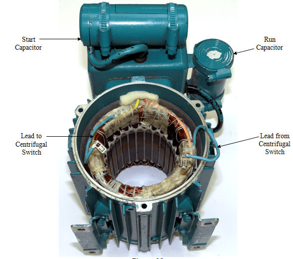 fig.12 capacitor start and capacitor run motor