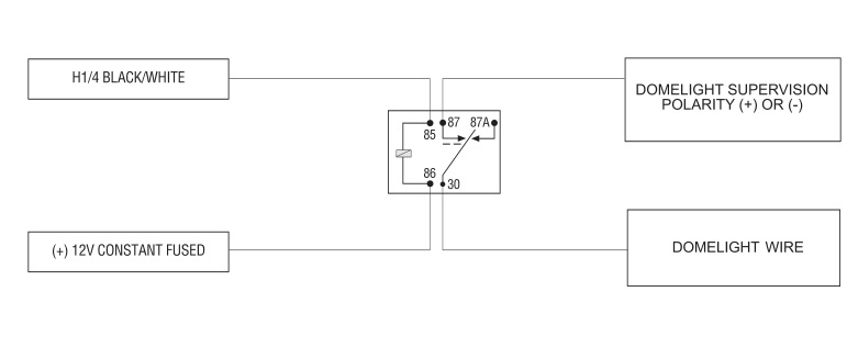 viper alarm 350hv wiring diagram,  H1/4 BLACK/WHITE (-) 200 mA domelight supervision output 